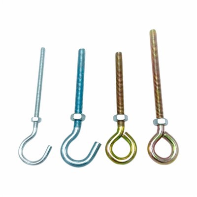 Zinkpläterade krokbultar